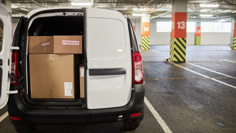 Delivery Van Background